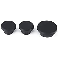 Qii lu Tailgate Plug- 3Pcs Tailgate Tapón de goma para Jeep Wrangler JK 2007-2018 Soporte de neumático de repuesto…